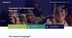 Desktop Screenshot of esperanto.net