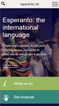 Mobile Screenshot of esperanto.net