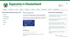 Desktop Screenshot of esperanto.de