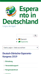 Mobile Screenshot of esperanto.de