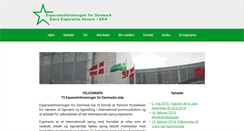 Desktop Screenshot of esperanto.dk