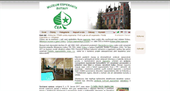 Desktop Screenshot of muzeum.esperanto.cz