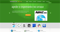 Desktop Screenshot of esperanto.com.br