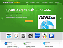 Tablet Screenshot of esperanto.com.br