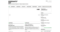 Desktop Screenshot of esperanto.cat