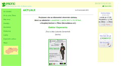 Desktop Screenshot of esono.esperanto.sk